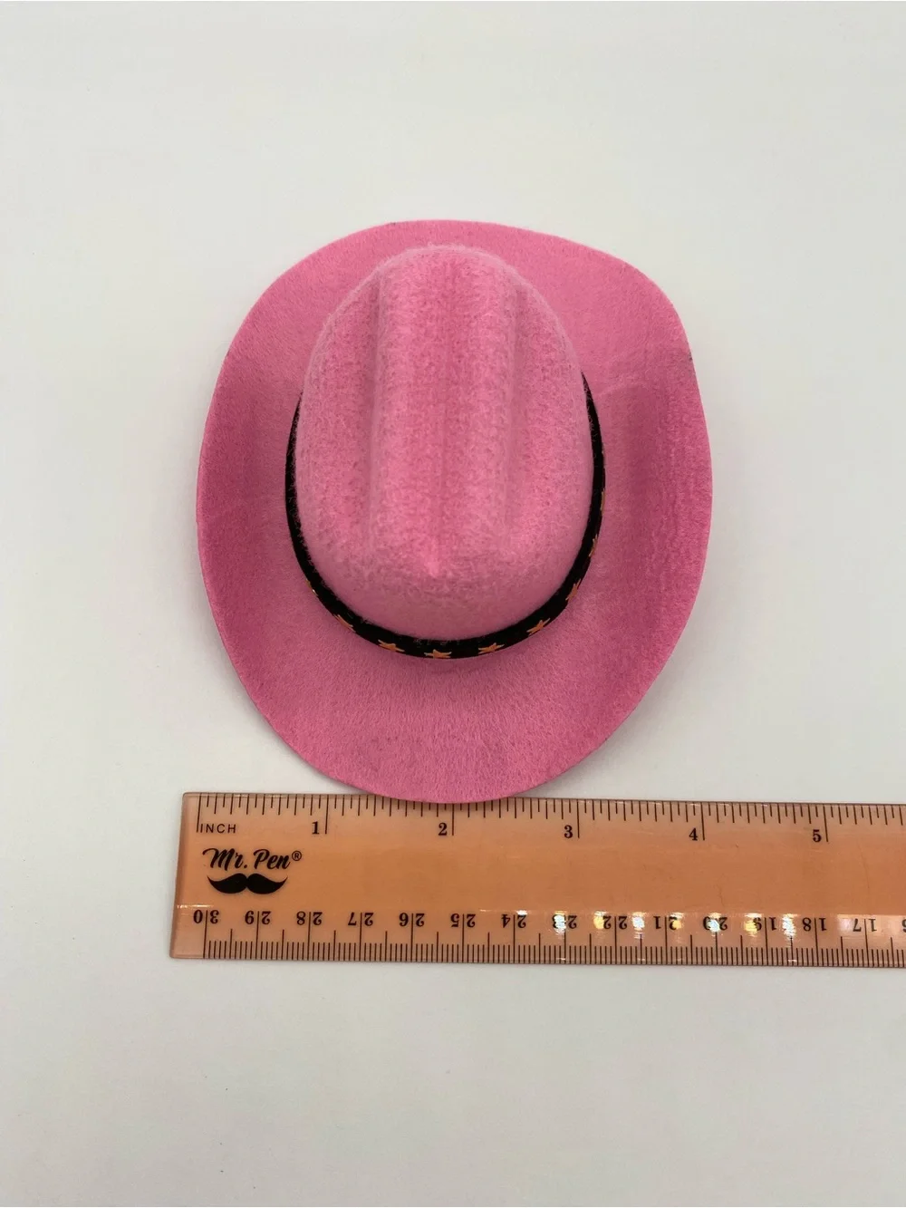 Pink Pet Cowboy Hat with Adjustable Elastic Band For Small Dogs And Cats